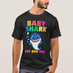 T-shirt Baby Shark Doo Doo Baby Maman Papa Enfants