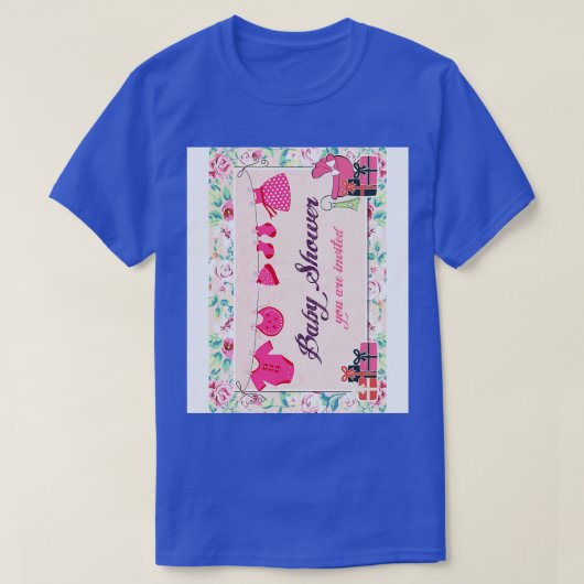 T-shirt Baby shower (Design devant)