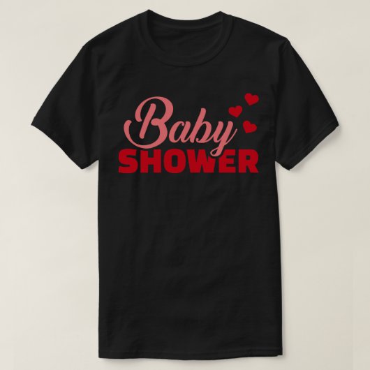 T-shirt Baby shower (Design devant)