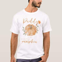 Baby shower d'automne Daddy Orange Little Citrouil