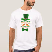 T-shirt Baby shower moderne de la Saint Patrick de Leprech (Devant)
