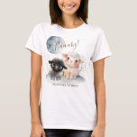 T-shirt Baby shower neutre entre les sexes de l'agneau<br><div class="desc">Lamb Genre Neutre Baby shower T Chemise - Embarquez dans une aventure "basique" sous un ciel étoilé avec notre design unique Genre Neutre Agneau Baby shower t-shirt. Ce design fantaisiste présente de charmants agneaux aquarelles, créant une atmosphère douce et ludique pour votre prochaine célébration. Fêtez l'arrivée imminente de votre petit...</div>