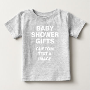 T-shirt Baby shower personnalisé pour bébé cade