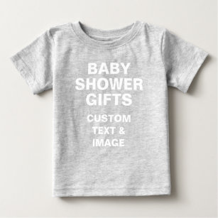 T-shirt Baby shower personnalisé pour bébé cadeau