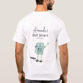 T-shirt Baby shower robot (Dos)