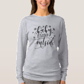 T-shirt Baby Son Froid Dehors Femme Manches longues T Chem (Devant)