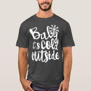 T-shirt Baby Son Froid Dehors Snowman Baby Girls Todder Ch