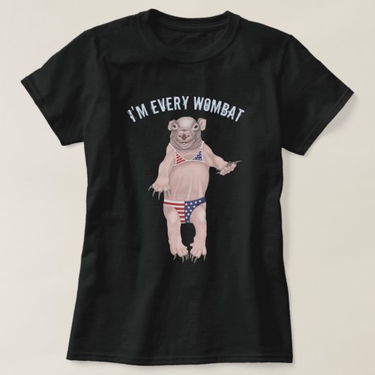 T-shirt Baby Wombat (Design devant)