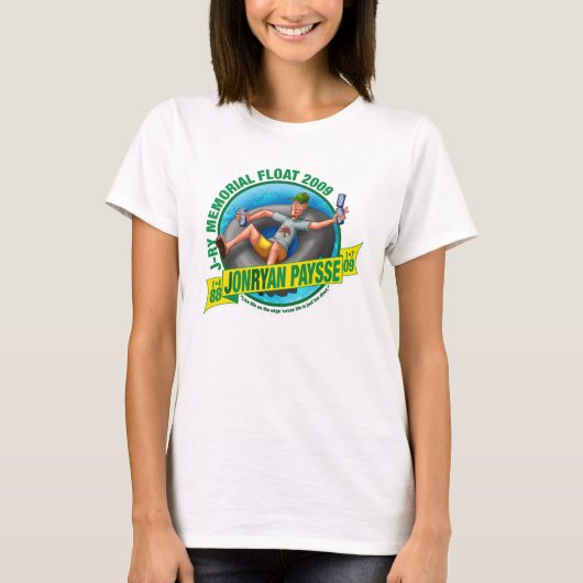 T-shirt Babydoll de dames (blanc) (Devant)