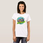 T-shirt Babydoll de dames (blanc) (Devant entier)
