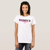 T-shirt Babygirl du papa (Devant entier)