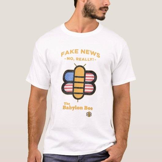 T-shirt Babylon Bee 2024 Election Fake (Devant)