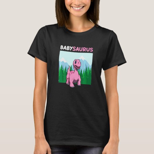 T-shirt Babysaurus Dinosaur Cute Kiddo Apatosaurus 3 (Devant)