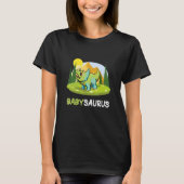 T-shirt Babysaurus Dinosaur Cute Kiddo Tricératops 1 (Devant)