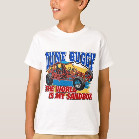 T-shirt Bac à sable de buggy des sables (Devant)