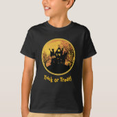 T-shirt Bac de nuit d'Halloween ou maison de Pleine lune d (Devant)