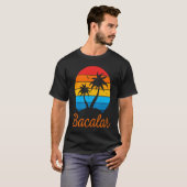 T-shirt Bacalar Mexico Family Vacation Beach Tropical (Devant entier)