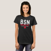 T-shirt Baccalauréat En Sciences Infirmières Bsn Rn L'A Ga (Devant entier)