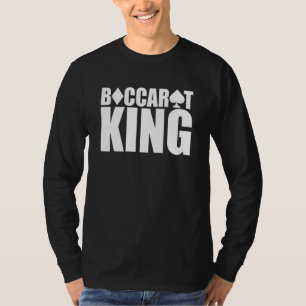 T-shirt Baccarat King Fun Baccarat Cartes Jeux-Baccarat Is