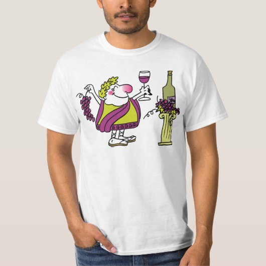 T-shirt Bacchus et vin (Devant)