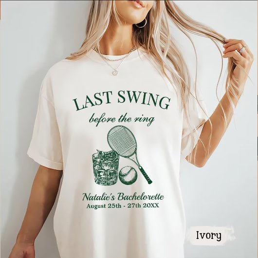 T-shirt Bach Dernier Swing Moderne Avant Le Tennis De Bagu