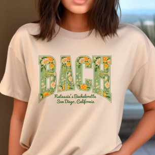 T-shirt Bach Parti Rétro Varsity Bridesmaid