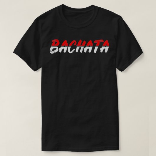 T-shirt Bachata Design pour un amateur de Bachata  (Design devant)