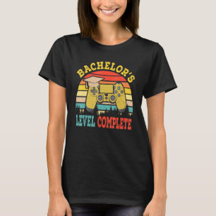 T-shirt Bacheliers Retro vintages Niveau Gamer Gradu