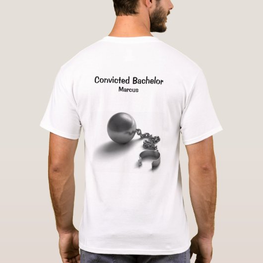 T-shirt Bachelor Ball Et Chain Condamnés (Dos)