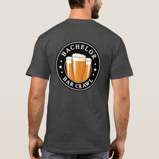 T-shirt Bachelor Bar Crawl - Cheers to Night! (Dos)