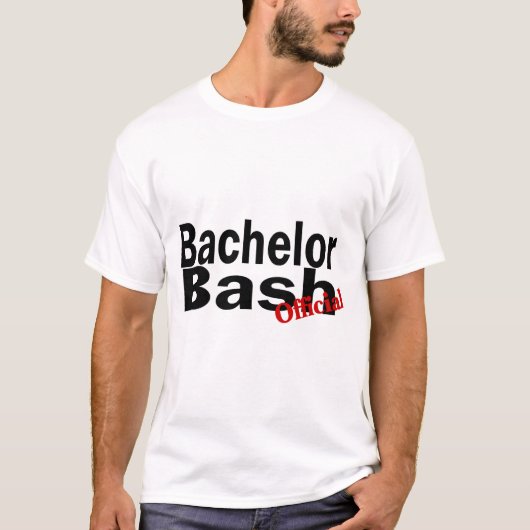 T-shirt Bachelor Bash (Officiel) (Devant)