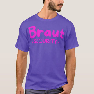 T-shirt Bachelor Bride Security