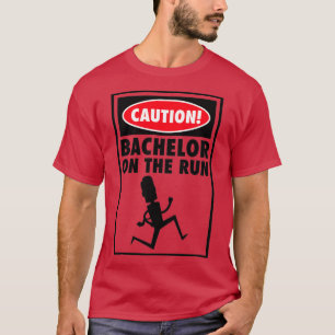 T-shirt Bachelor Caution Groom Mariage Mariage Jour 4