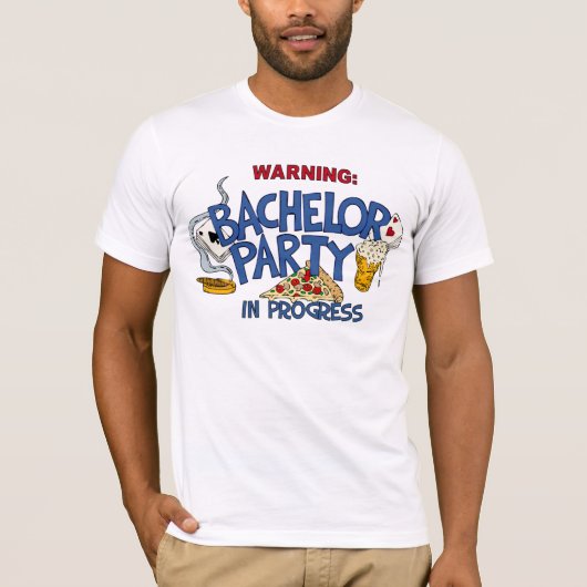 T-shirt Bachelor Party en cours (Devant)