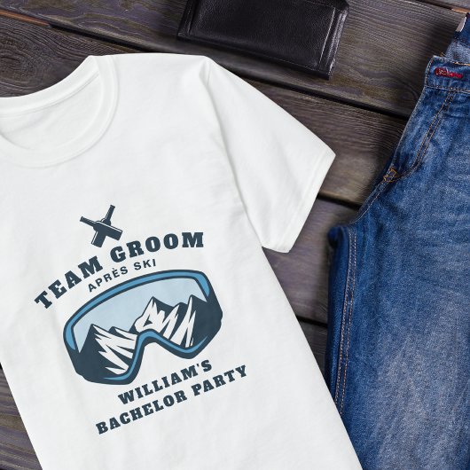 T-shirt Bachelor Party Groom Apres Ski