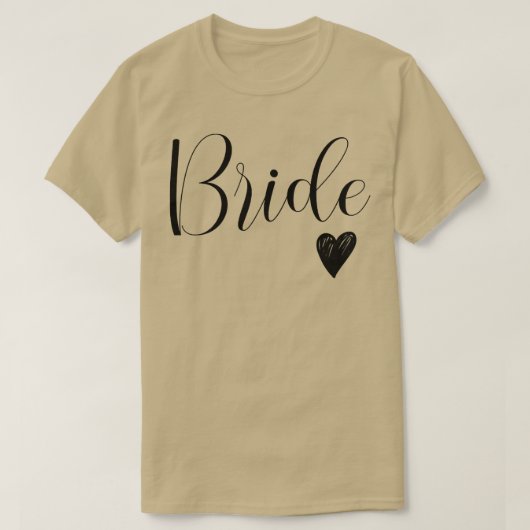 T-shirt Bachelore Mariage de la mariée blanche (Design devant)