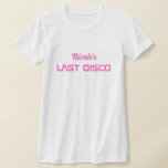 T-shirt Bachelorette de l'espace rétro moderne<br><div class="desc">T-shirt de la Bachelorette de l'espace rétro moderne</div>