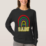 T-shirt Bachelorette de mariée Vintage de Babe Arc en ciel<br><div class="desc">Babe Arc-en-ciel Vintage mariée Bridesmaid Bachelorette</div>