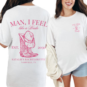 T-shirt Bachelorette de Nashville personnalisée Club socia