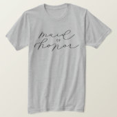T-shirt Bachelorette/Fête nuptiale MOH Cute Script (Design devant)