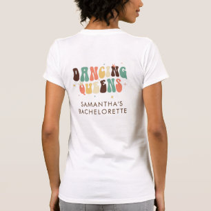 T-shirt Bachelorette Parti Rétro Danse Reines Correspondan