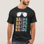T-shirt Bachelorette Parti Retro Mariée<br><div class="desc">Bachelorette Parti Retro Mariée</div>