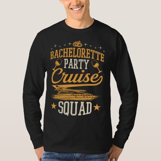 T-shirt Bachelorette Party Cruise Squad Matching Cruise Sh (Devant)