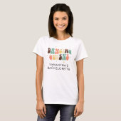 T-shirt Bachelorette Party Retro Dancing Queens Custom (Devant entier)