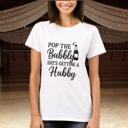 T-shirt Bachelorette pop la bulle