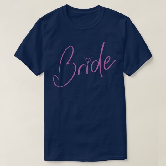 T-shirt Bachelorette pour mariée (Design devant)