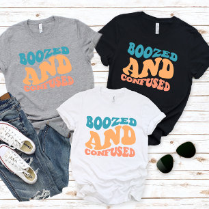 T-shirt Bachelorette rétro Bridemaid Squad