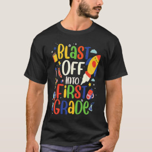 T-shirt BAck à SCHool pour la première qualité Blast Off i