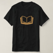 T-shirt back & front Ne jamais juger un livre par son film (Design devant)