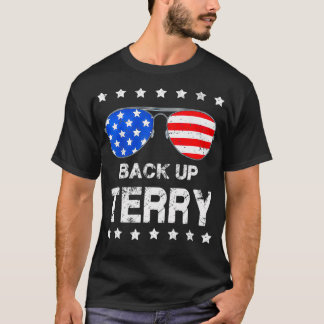 T-shirt Back It Up Terry 4 juillet USA Drapeau Lunettes de